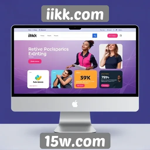 Acessibilidade e design do site iikk.com