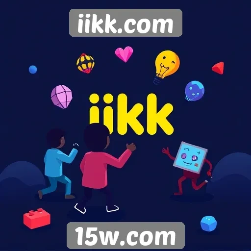 Recursos interativos que destacam o iikk.com